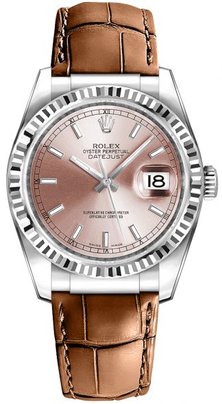 replique Rolex Datejust 36 cadran rose Montre 116139