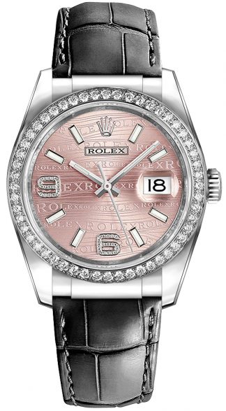 replique Rolex Datejust 36 cadran rose montre de luxe 116189