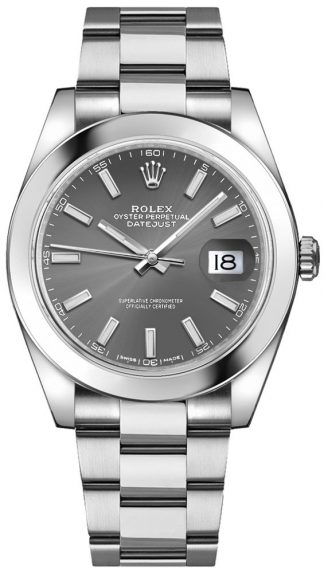 replique Rolex Datejust 41 Stainless Oystersteel Automatic Chronometer Men's Watch 126300