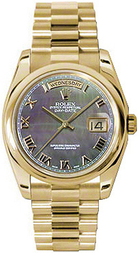 replique Rolex Day-Date 36 President Bracelet Montre en or 118208