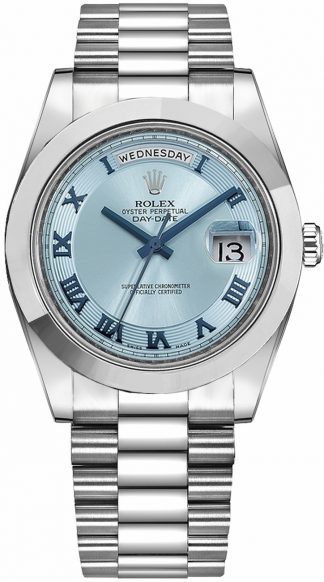 replique Rolex Day-Date 41 Montre de luxe pour homme en platine 218206