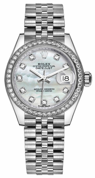 replique Rolex Lady-Datejust 28 Diamond Women's Watch 279384RBR