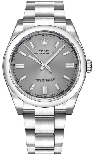 replique Rolex Oyster Perpetual 36 cadran en acier Montre suisse 116000